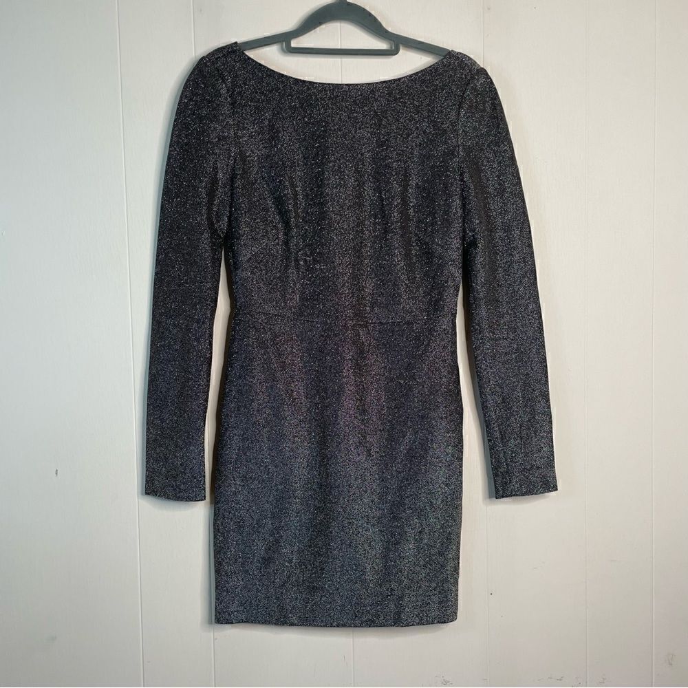 Diane Von Furstenberg Fitted Metallic Mini Dress NWT